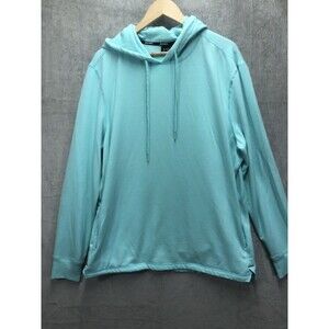 Jockey Sport Women's Hoodie Sweater Size XL Teal Pockets Athleisure